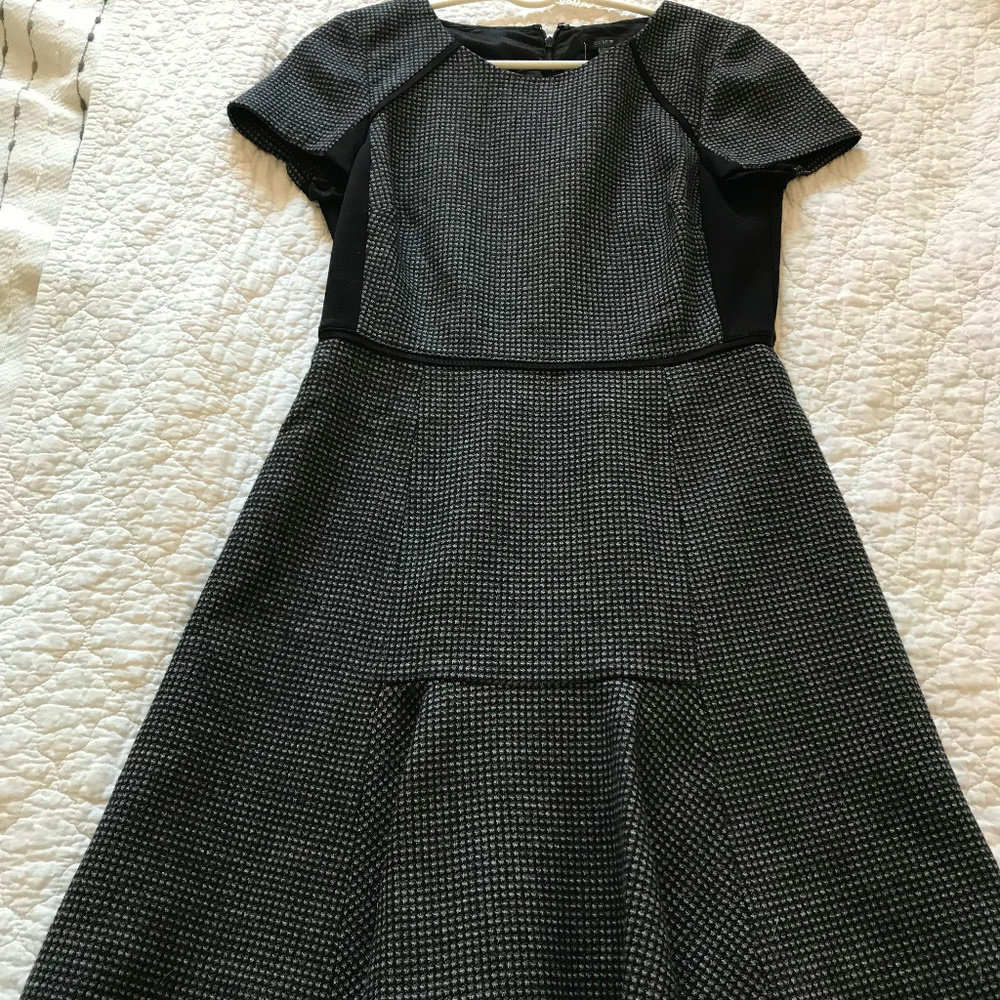 J. Crew Checkered Flutter Dress NWT Size 4
